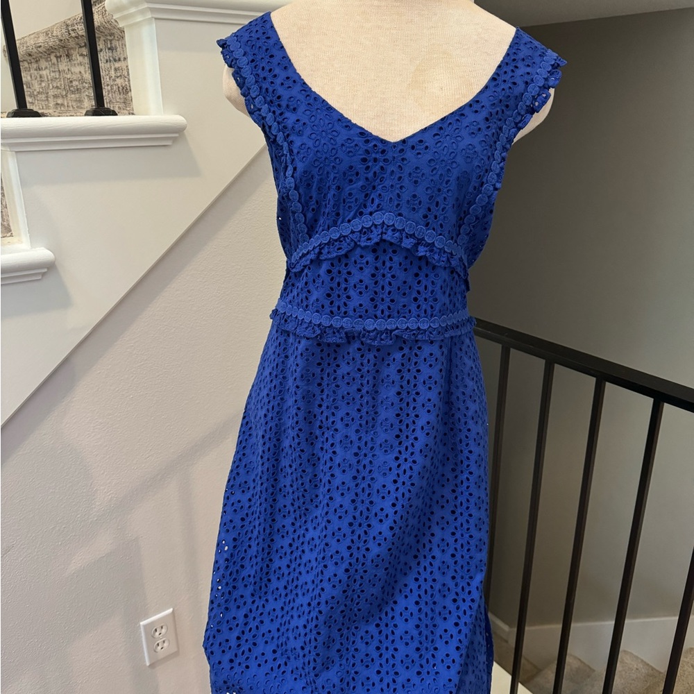 Lilly Pulitzer Kaylee Blue Eyelet Dress NWT
